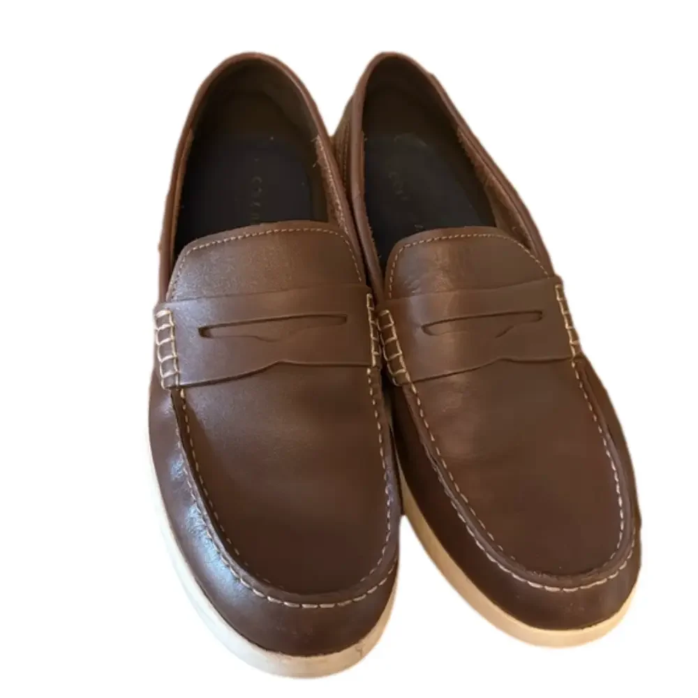 COLE HAAN Grand 360 Atlantic Brown Leather Penny Loafers Comfort Size 11.5